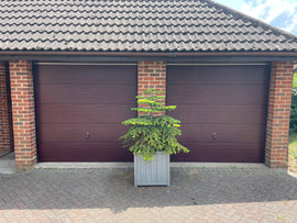 Hormann Horizontal Decograin Garage Door - 0