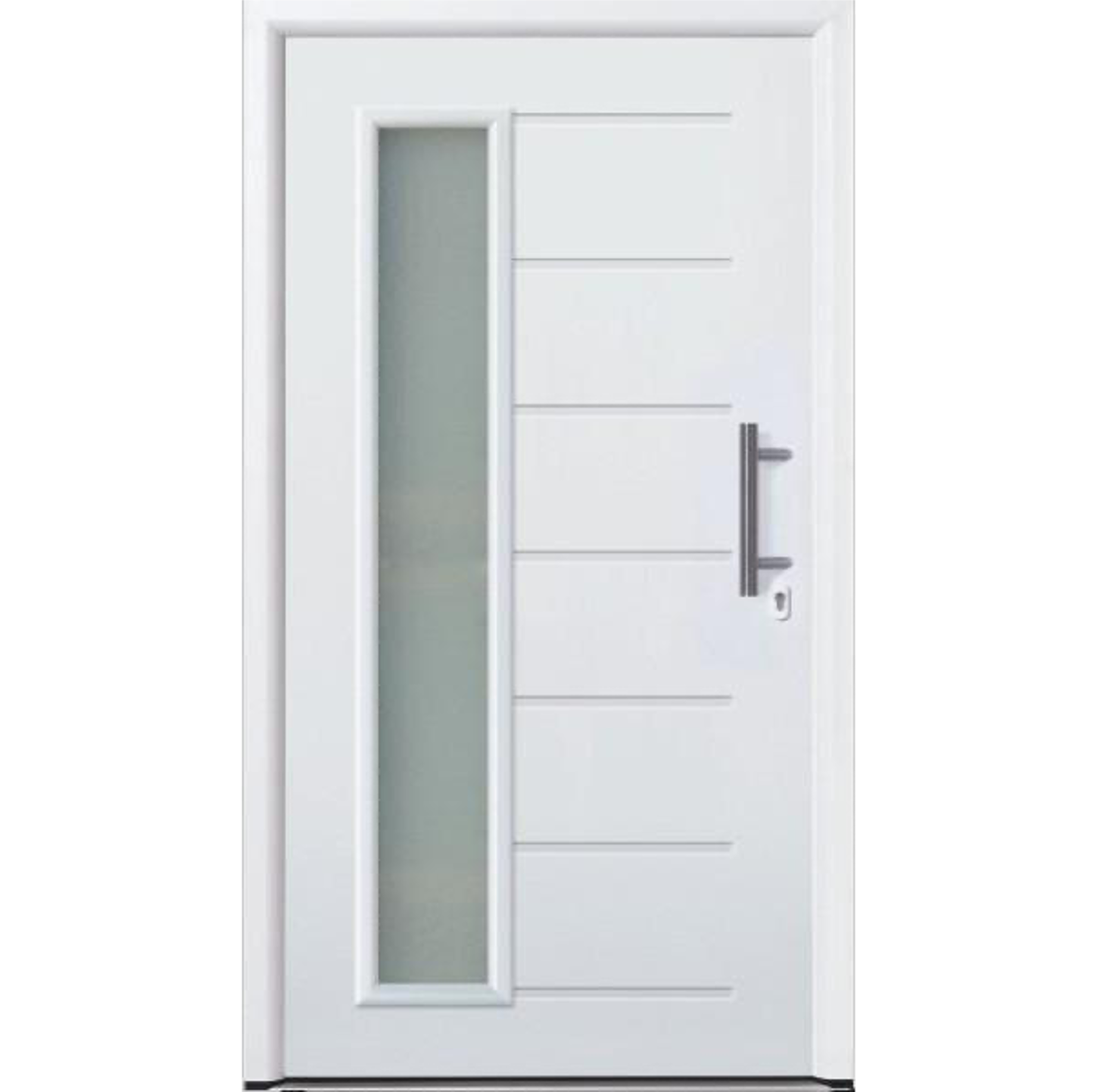 Hormann Thermo46 Style 025S (satin-finished glass)