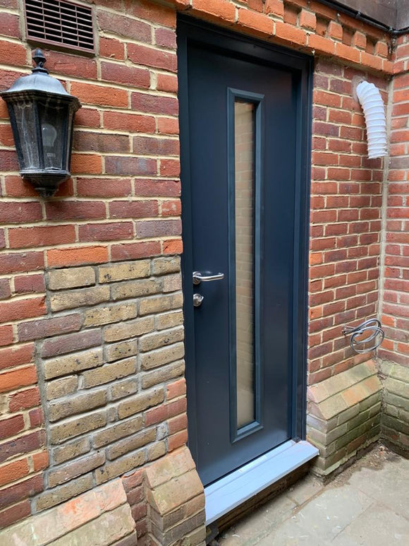 Hormann Thermo46 Style 020S (satin-finished glass) Door