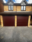 Hormann LPU 42 L-Ribbed Decograin Sectional Garage Door-3