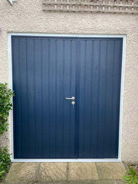 Teckentrup Standard Ribbed Vertical Side-Hinged Door - 0