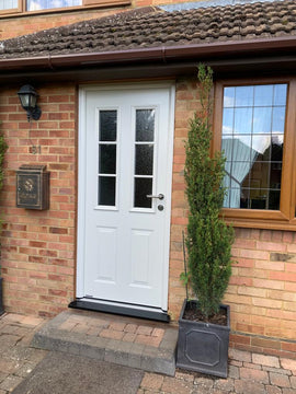 Hormann Thermo46 Style 400l (cathedral glass) Door - 0