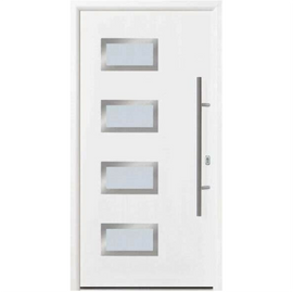 Hormann Thermo65 Style 820S (satin-finished glass) Entrance Door