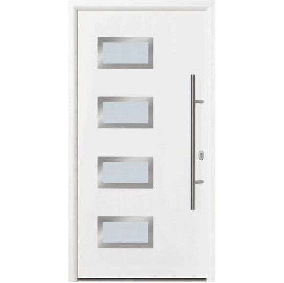 Hormann Thermo65 Style 820S (satin-finished glass) Entrance Door