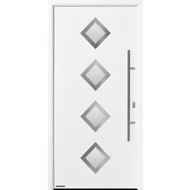 Hormann Thermo65 Style 840S (satin-finished glass) Entrance Door
