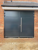 Teckentrup Solid Ribbed Horizontal Side-Hinged Door-2