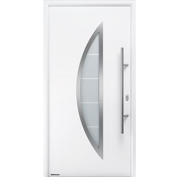 Hormann Thermo46 Style 900D (sand-blasted glass with 4 clear stripes) Door