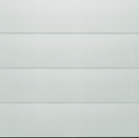 Wisniowski L-Ribbed Woodgrain Sectional Garage Door