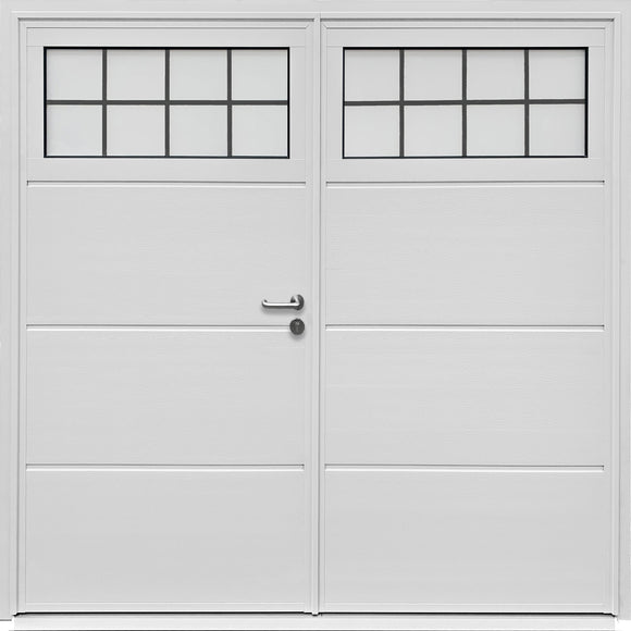 Teckentrup Traditional Solid Ribbed Horizontal Door