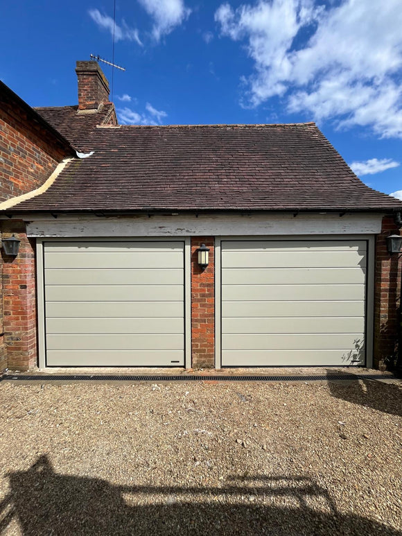 Hormann LPU 42 M-Ribbed Silkgrain Sectional Door