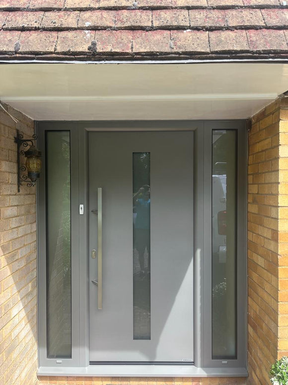 Hormann Thermo65 Style 610S (satin-finished glass) Door