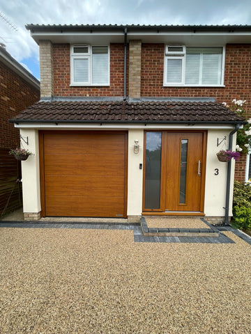 Hormann Thermo46 Style 020S (satin-finished glass) Door - 0