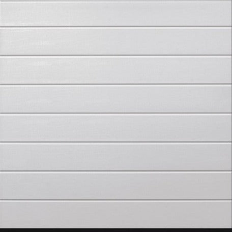 Hormann LPU 42 M-Ribbed Woodgrain Sectional Door