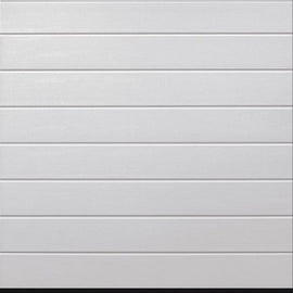 Hormann LPU 42 M-Ribbed Woodgrain Sectional Door