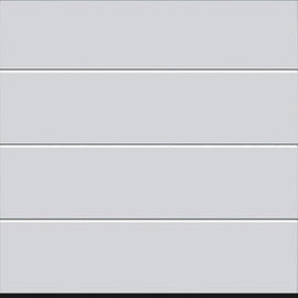 Hormann LPU 42 L-Ribbed Sandgrain Sectional Garage Door