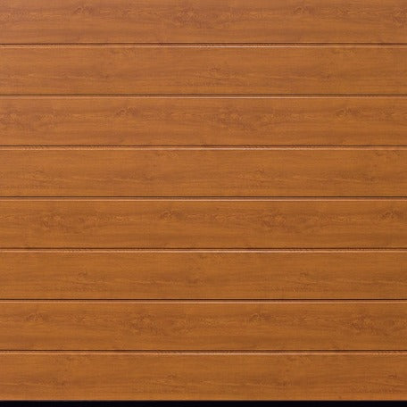 Hormann LPU 42 M-Ribbed Decograin Sectional Garage Door